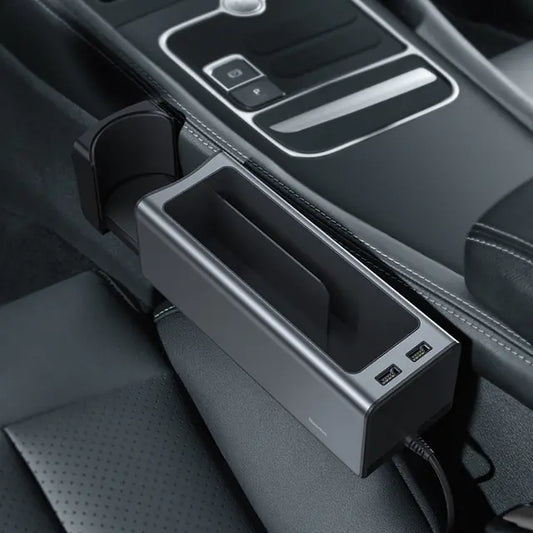 1pc Car Seat Gaps Organizer With USB